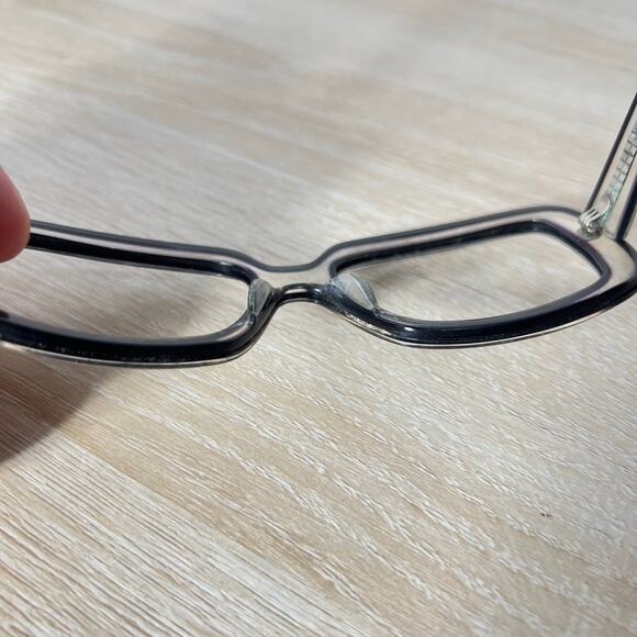Oliver Peoples Freya CRY/BK Sunglasses FRAMES ONLY Translucent Gray 57-18-135